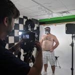 Behind-the-scenes of Nick Does Disney: Producer Nick wore a special costume while singing classic Disney Songs