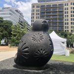 Pup Fest Pics : A statue at the Amazon Treasure Truck Pup Fest. 