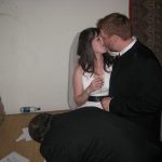 The Bride and Groom Kiss : The Bride and Groom Kiss 