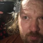 The Process: Jason cutting his hair into a mullet. 