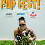 Deb And Alfie At Pup Fest : Deb and Frenchies at Pup Fest. 