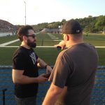 Sucktones Stadium Tour : Jason talking to a fan 