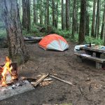 Deb's Washington Vacation : Deb's tent during her Washington vacation. 