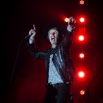 Beck took the headlining spot on Saturday night during In Bloom Music Festival: This is a photo of recording artist Beck performing at In Bloom Festival in Houston, Texas