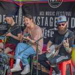 The 101X Backstage Hideout During ACL Festival: Judah and The Lion Backstage with 101X