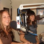 Deb's Boxing Match! : Deb and her opponent on air 