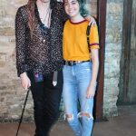 Barns Courtney at the 101X-Session: Barns Courtney and a fan at the 101X-Session