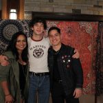 101X-Session With The 1975: Fans posing with Matty Healy