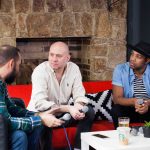 The 101X Day Party during SXSW-Day 1: Trevin Smith, Toby Ryan, & Mobley