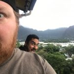 Jason And Sal : Jason and his friend Sal in Hawaii. 