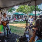 The 101X Backstage Hideout During ACL Festival: Metric performing backstage at the 101X Hideout