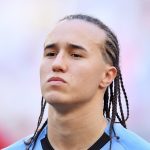 Diego Laxalt: Uruguay Midfielder: Diego Laxalt: Uruguay Midfielder in the field headshot 