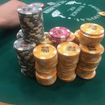 Jason's Vegas Vacation: the largest chip stack yet