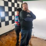 Jason And Deb Photo Shoot Behind The Scenes : Jason, Deb, Nick and Imari getting pictures taken at Emmis Austin Radio. 