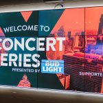 101X Concert Series Featuring CHVRCHES and Cherry Glazerr: Digital Slide at ACL Live that reads : 