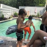 Deb Takes Alfie And Braidy To The Pool: Kids of Deb