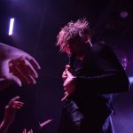 101X Concert Series Featuring YUNGBLUD: YUNGBLUD interacting with fans at the 101X Concert Series show