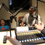 Genevieve and Double Listener Christopher