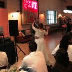 Dancing for the first time as husband and wife.