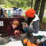 Deb's Washington Vacation : Deb with her friends son camping in Washington. 