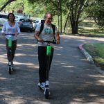 Jason, Deb and Nick Try Out Lime Scooters: Jason hops on a Lime Scooter in the 101X parking lot