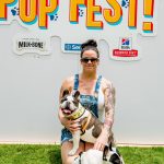 Deb And Alfie At Pup Fest : Deb and pups at Pup Fest. 