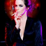 #TBTwJnD Bad John Paul Photo Shoot : Deb smoking a cigarette