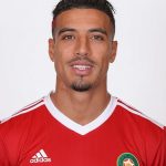 Nabil Dirar: Morocco Midfielder: Nabil Dirar: Morocco Midfielder in front of white wall for headshots 