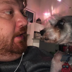 The dinamic duo. : Jason Dick and Silent J looking at each other in Jason's room. 