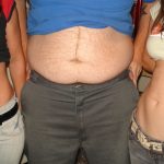 Deb's Boxing Match! : Deb, Jason and her opponent compare tummies 