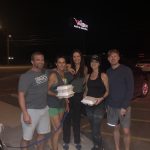 NeuFit and Dinner : Deb and friends in front of Vaqueros restaurant.