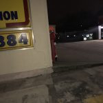 Wait... Is That Drunk Santa Peeing Behind A Building?: Jason dressed as Santa peeing behind a building. 