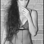 #TBTwJnD Bad John Paul Photo Shoot : Deb in a fishnet outfit 