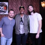 101X-Session With Mt. Joy at Scoot Inn: Mt. Joy meet and greet picture with fan