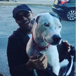 Blue hanging with Nigel in Portland. : Blue with Nigel in Portland. 