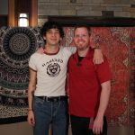 101X-Session With The 1975: Fans posing with Matty Healy