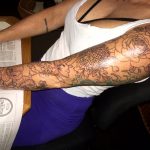 All The Linework For Deb's Full Sleeve