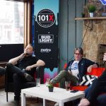 The 101X Day Party during SXSW-Day 1: Toby Ryan, Dwight Baker, Bill Burrs, Mike Wiebe