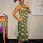 15 Neon Striped Dress