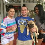 Birthday Brunch : Deb and her friends at her birthday brunch. 