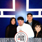 Jason & Deb's Don't Go Downtown NYE Party: group of people posing for boomerang