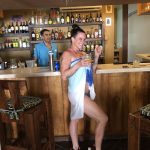 Deb's Vacation To Isla Mujeres: The Mango Margarita : Deb's drinking a margarita in Mexico. 