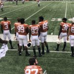 Rank Those Butts : View from Deb's seats of the DKR stadium of the teams' butts. 