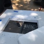 Dog Door Cut Out Close Up : Deb And Davis The Door Guy Install A Doggy Doo