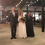 Here comes the bride.