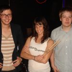 #TBT with J&D: Boy 101 - Deb Drums: Deb and the band posing 