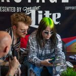 The 101X Backstage Hideout During ACL Festival: Finneas and Billie Eilish 
