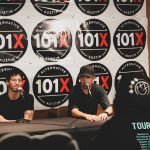 101X-Session With Twenty Øne Piløts: A fan asking Twenty One Pilots a question during the 101X Session 