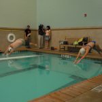 #TBT Jason And Deb’s Modern Decathlon: Jason and Deb dicing in the water at the Jason And Deb’s Modern Decathlon in 2008. 