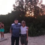 Producer Nick And His Mom Explore Mount Bonnell : Nick's mom and stepdad at Mount Bonnell. 
